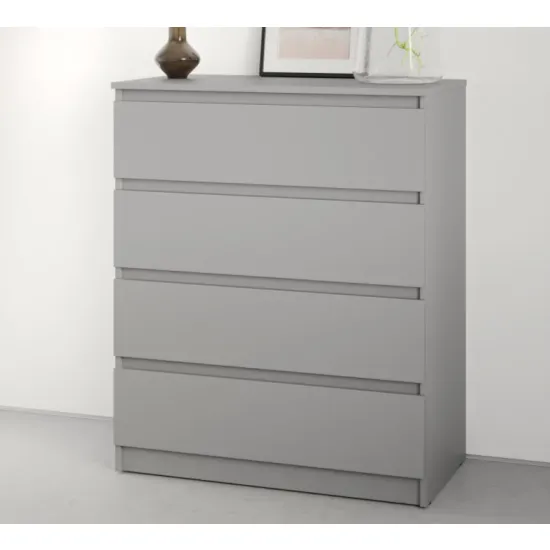 Comodă MBS Neo 4S, 80x43x98 cm, Gri (MBS-1079)