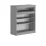 Pantofar MBS Neo, 80x35x95 см, Gri (MBS-1245)