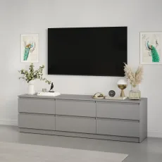 Comoda TV MBS Neo 6S, 180x43x53 см, Gri (MBS-1295)