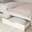 Pat MBS Lilu cu sertare, 90 x 200 cm, Alb (MBS-1303)