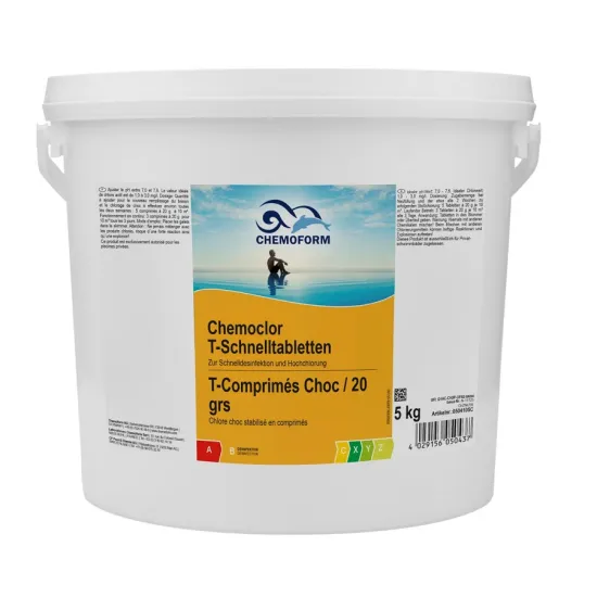 Таблетки хлора Chemoform T-Schnelltabletten 20g/5kg быстрорaстворимые