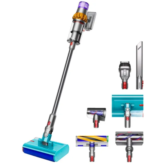 Aspirator Vertical Dyson V15s Detect Submarine, Galben/Nichel