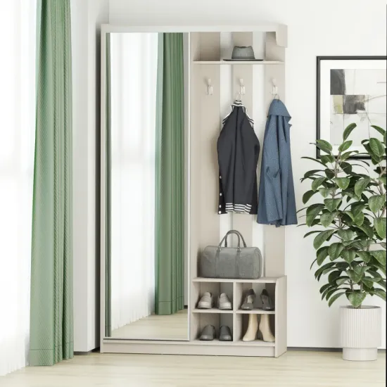 Antreu MBS Linda cu oglindă, 100x40x220 cm, Casmir (MBS-4380)