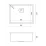 Chiuvetă de bucătărie Quadron Anthony 60, 540х440 mm, Grafit (MF5444PVDBST1)