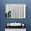 Зеркало для ванной Bayro Sirius 120x80 LED 3C touch c подогревом, часами и термометром (127075)