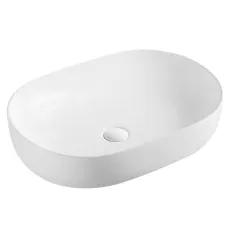Lavoar pe blat Nomi Centro, 600x415x140 Alb (126389)