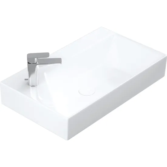 Lavoar pe blat Sanovit Stance, 550x330x150 Alb (91729)