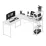 Стол письменный Mark Adler Leader 5.9, 145x145 см, White