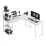 Стол письменный Mark Adler Leader 5.9, 145x145 см, White