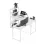 Стол письменный Mark Adler Leader 5.9, 145x145 см, White