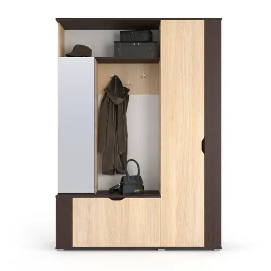 Antreu Yasen Angelic, 150x40x210 cm, Stejar nagano/Venge magic