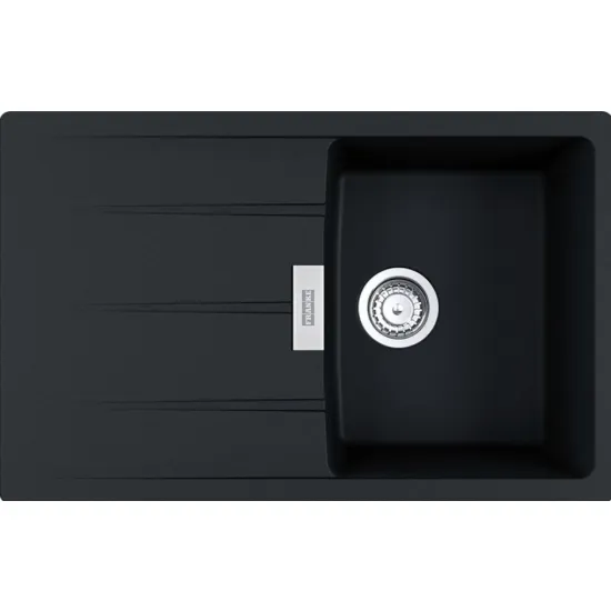 Chiuvetă de bucătărie Franke CNG 611-78, 780x500 mm, Negru mat (114.0633.145)