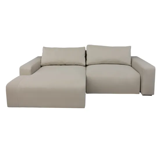 Canapea de colț Decoprim Loft Mini, colț stâng, Beige