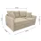 Canapea dreaptă Decoprim Orion 1600,, Ice Cream 14