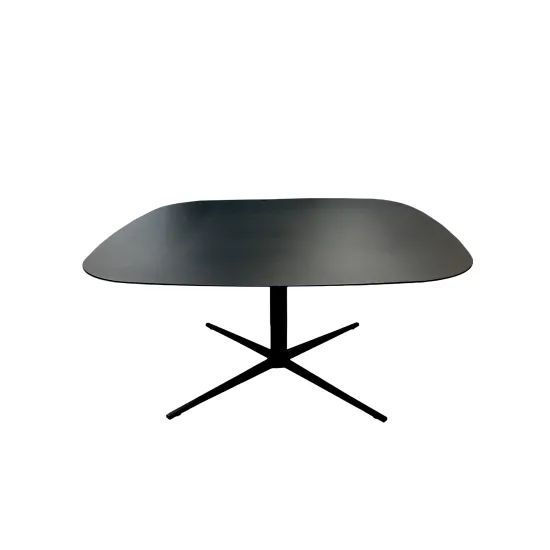 Măsuţă cafea Decoprim Ferro, 75x75 cm, Black