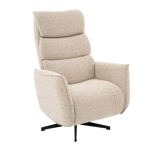 Fotoliu reclinabil DP Mavio, ROF-019 Beige (Royal Boucle Natural)