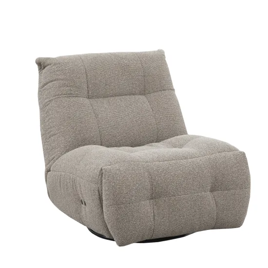 Fotoliu reclinabil DP Nardo, ROF-017 Grey (Royal Boucle Mushroom)