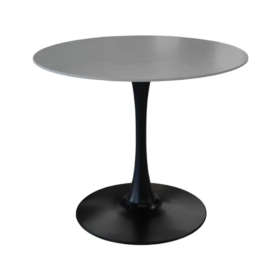 Masă pentru bucătărie Decoprim Arden, Ø90 cm, Matt Armani grey