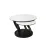 Masă de cafea Decoprim Dion, Ø45 cm, White Marble/Dark Bronze