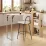Стол обеденный Decoprim Dakar, 122x44x108 см, Дуб M37/Grey