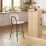 Стол обеденный Decoprim Dakar, 122x44x108 см, Дуб M37/Grey