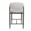 Scaun Decoprim Marcus Bar, Beige (OTE Harper 110)/Black Legs