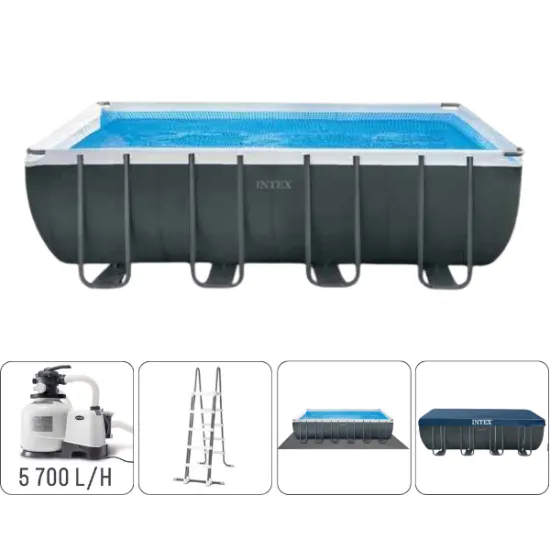Piscină cu cadru Intex Ultra XTR Frame 26356, 549x274x132 cm, 17200 l
