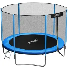 Trambulină GardenLine TRA9863, 252 cm, plasă externă, Black/Blue