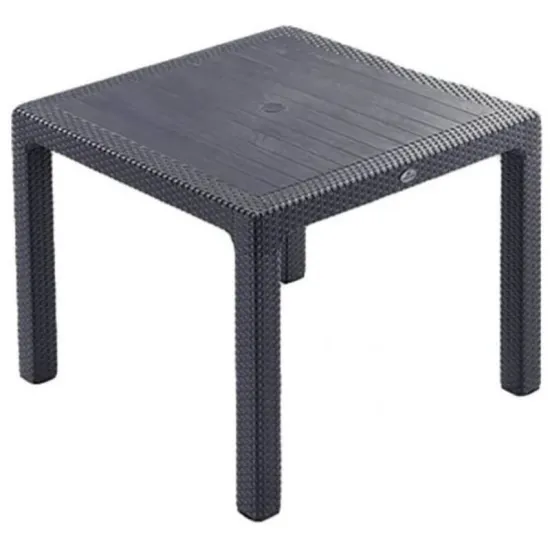 Стол садовый Magnus Rattan 90x90, Серый
