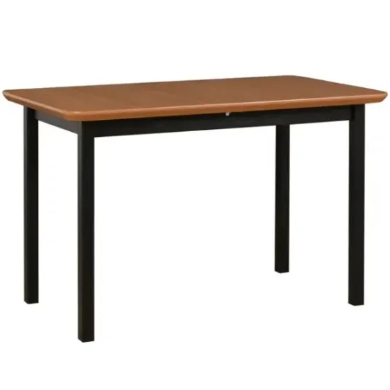 Masă pentru bucătărie Drewmix Max 4 S, 120x70 cm extensibilă, Fag/Negru