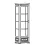 Penal vitrina ML-Mobila Marsel 2 №12, 64x48x200 см, Alb/Stejar polar