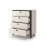 Комод с подсветкой Fabrik Home Clay 4 ящика, 100,4x50,2x112 см, Кашемир
