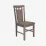 Обеденный набор Eva Raffles Oval Antique Grey + 6 Deepa R Antique Grey/Ekea12 Dark Brown