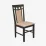 Set de sufragerie Eva Raffles Oval Chocolate + 6 Deepa R Chocolate/NV-3WP