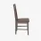 Обеденный набор Eva Raffles Round Antique Grey + 4 Deepa R Antique Grey/Ekea12 Dark Brown