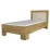 Set pat Yasen Denver 0.9m Stejar Craft Gold/Vanilie + saltea Saltconfort Classic 90x200