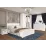 Set pat Yasen Sardinia 1.6m Alb + saltea Saltconfort Classic 160x200