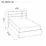 Set pat Ambianta Amigo 0.9m Gri cu tablie laterala + saltea Saltconfort Classic 90x200