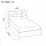 Комплект кровать Ambianta Amigo 1.2 m Серый + матрас Saltconfort Classic 120x200