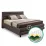 Set pat Ambianta Kosmo 1.4m Gri + saltea Saltconfort Classic 140x200