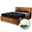Комплект кровать Ambianta Rio 1.8m Кирпичный + матрас Saltconfort Lux 180x200