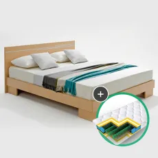 Комплект кровать Ambianta Bravo 1.6m Cremona + матрас Saltconfort Classic 160x200