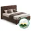 Set pat Ambianta Cristal 1.8m Maro + saltea Saltconfort Lux 180x200