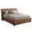 Set pat Ambianta Samba 1.8m Brown + saltea Saltconfort Lux 180x200