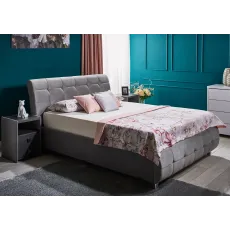 Pat Ambianta Samba Grey + Saltea Saltconfort Classic 140x200