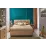 Set pat Ambianta Frankfurt 1.4m Beige + saltea Saltconfort Classic 140x200