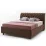 Set pat Ambianta Frankfurt 1.8m Brown + saltea Saltconfort Lux 180x200