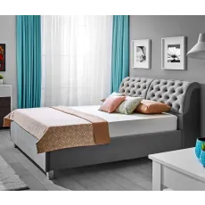 Pat Ambianta Frankfurt Grey + Saltea Saltconfort Classic 160x200