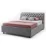 Set pat Ambianta Frankfurt 1.8m Grey + saltea Saltconfort Lux 180x200