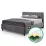 Комплект кровать Ambianta Coral 1.4m Графит + матрас Saltconfort Classic 140x200
